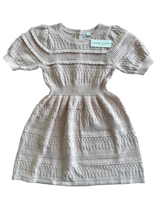 Janie and Jack Other - NWT Janie and Jack The Heights Sweater Dress Peachskin Sweater Dusty Light Pink